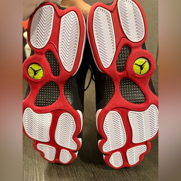 Nike Air Jordan 13 Retro playoff 2011 Black/White/ Red size 10 - Picture 5 of 6